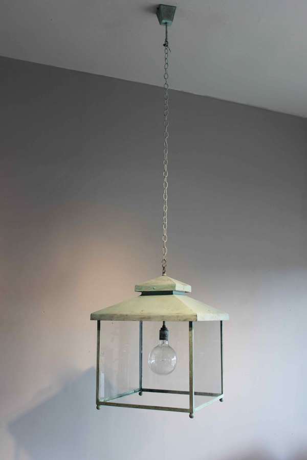 Verdigris English Estate lantern by NDA Made