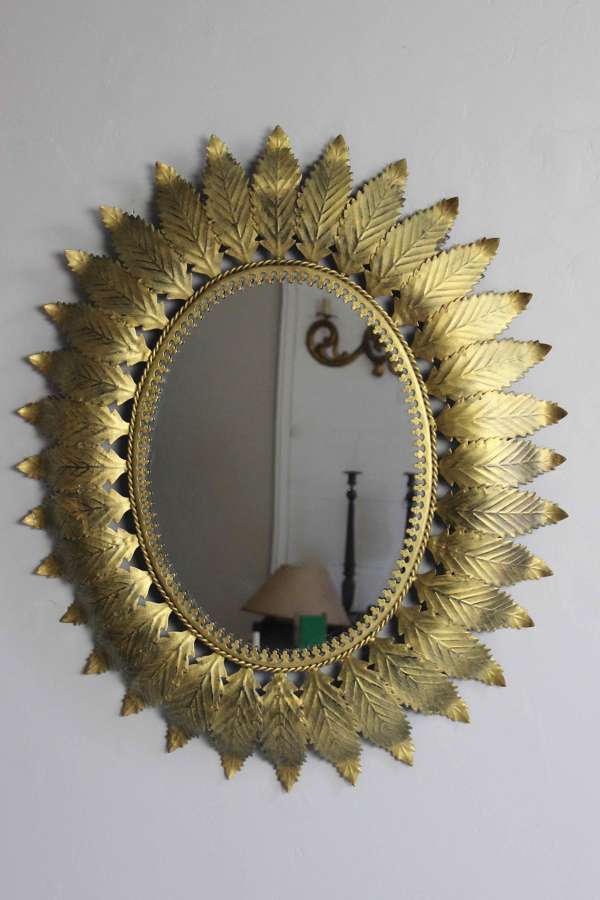 Spanish oval mirror