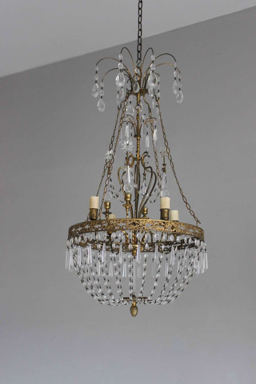 Swedish style pendant chandelier