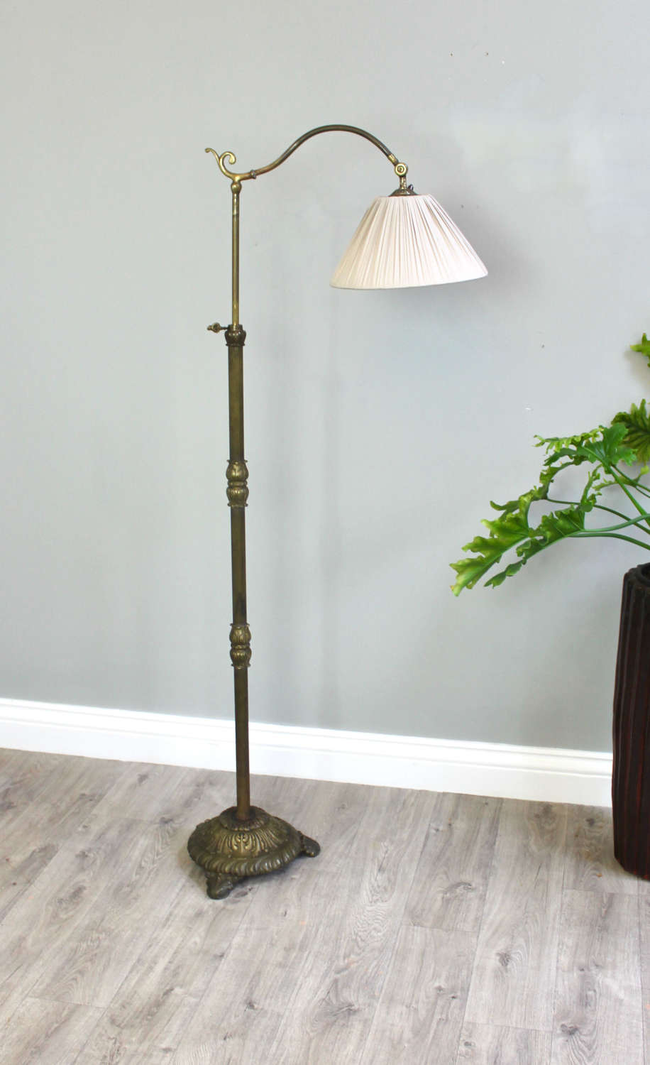 French adjustable height reading lamp