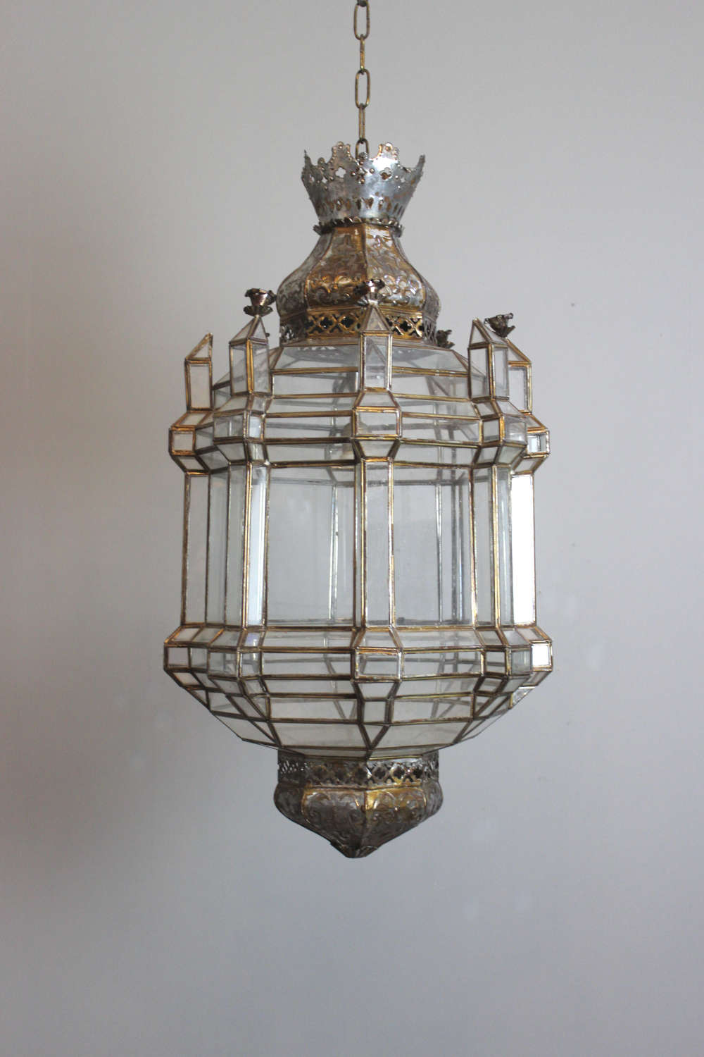 Larger scale Moroccan lantern circa 1930